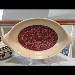 Longaberger Easter Serving Dish